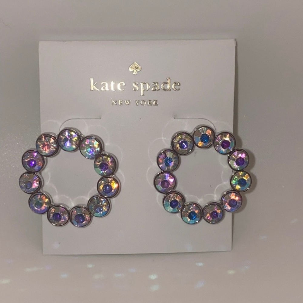 Kate Spade Iridescent Open Circle Earrings